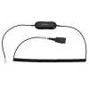 Jabra GN1218 AC 2m Spoles kabelis, melns
