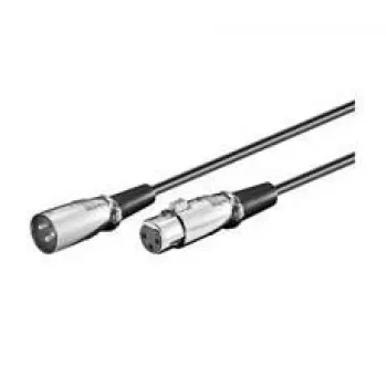 Microconnect XLRMF3 audio kabelis ar XLR 3 kontaktu savienotājiem, 3 m