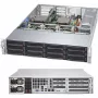 Supermicro 2U šasija ar 12x 3.5 inch karsto maiņu slotiem un 2x1200W barošanas blokiem (bez OS)