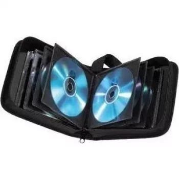 Hama CD maciņš Nylon 20, melns 20 diskiem