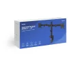 Galda stiprinājums diviem monitoriem SAVIO UM-03 Melns, VESA 100x100, 17–32 collām