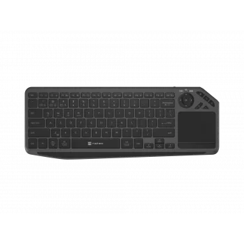 Natec Turbot 2 bezvadu tastatūra US izkārtojums melna/pelēka