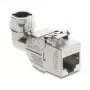 DeLOCK Keystone modulis RJ45 ligzda uz LSA Cat.6A metāla fiksators bezinstrumentu 90° leņķa ekranēts