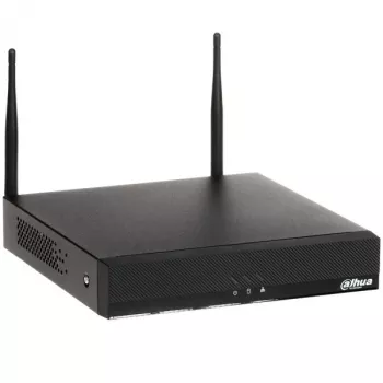 Tīkla video ierakstītājs DAHUA NVR2104HC-W 4 kanāliem, Wi-Fi atbalsts, kompakts galda modelis