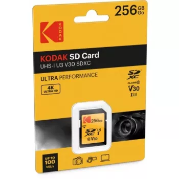 Kodak 256GB UHS-I U3 V30 Ultra EKMSD256GXC10HPRK atmiņas karte
