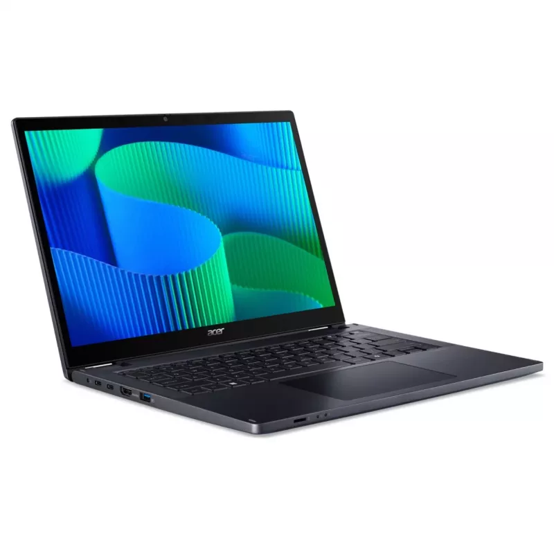 Hibrīdais (2-in-1) klēpjdators Acer TravelMate TMP414RN-54-TCO-5496 — Intel Core Ultra 5 125U, 14 collu WUXGA skārienekrāns, 16 GB DDR5, 512 GB SSD, Windows 11 Pro, Zils