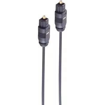 Audio optiskais kabelis TOSLINK ShiverPeaks BS69002-15.0 15 m Melns