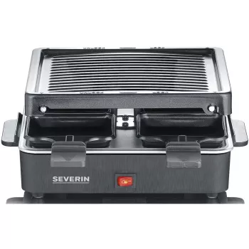 Severin Mini Raclette Grils ar 4 Nelipīgām Pannām 600 W