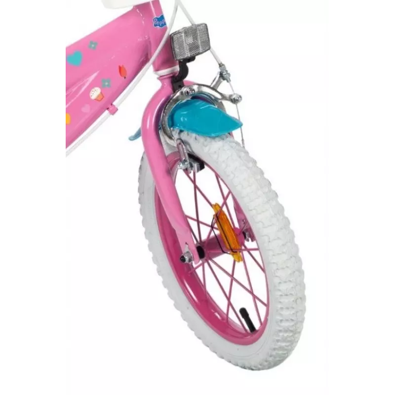 Bērnu velosipēds 14 Peppa Pig rozā 1495 TOIMSA