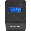 Qoltec Monolith nepārtrauktās barošanas avots (UPS) Double-conversion (Online) 1 kVA 600 W 2 SCHUKO kontaktligzdas
