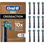 Oral-B Pro CrossAction nomaiņas birstes galviņas, 12 gab.