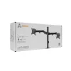 Sienas stiprinājums monitoriem SBOX LCD-352/2-2, divas rokas, 13–32 collas, 2×8 kg, VESA 100×100