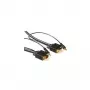 Microconnect MONGH5BMJ video kabeļa adapteris 5 m VGA (D-Sub) + 3,5 mm Melns