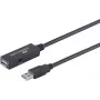 USB kabelis S/CONN 13-29075 10 m USB A Melns USB 2.0