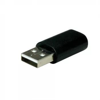 VALUE 12.99.2995 USB A–USB C adapteris melns