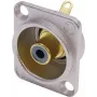 Neutrik NTR-NF2D-0 ligzda XLR, sudraba krāsa, -30 – 80 °C