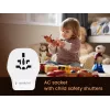 Ceļojumu sienas lādētājs GEMBIRD TPA-1A2C20-02-W 20W — 1×USB-A + 2×USB-C, G tipa kontaktdakša, 100–250V, balts