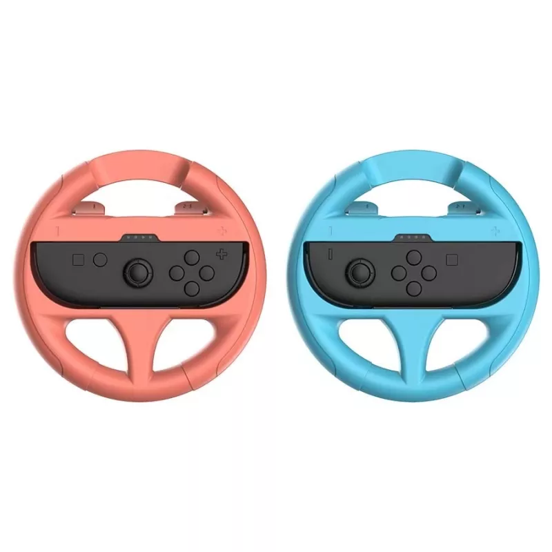 Subsonic stūres modifikācijas komplekts 2 gab. Nintendo Switch & Switch 2 sarkanā/tirkīza krāsā