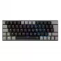 Mehāniskā spēļu tastatūra White Shark Wakizashi WAKIZASHI-2 ar US Red slēdžiem, Melni-Pelēka