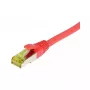 Patch Kabelis RJ45, CAT6A 500Mhz, 15m, Sarkans, S-STP(S/FTP), TPE/LSZH(Ultraflex), AWG26, ar Cat.7 jēlkabeli, Synergy 21 (S217722)