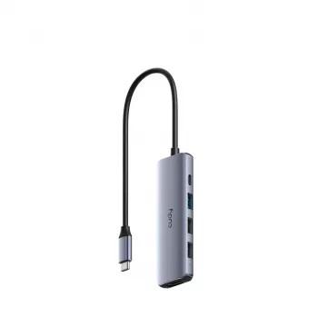 CUDY UH405 5-IN-1 USB-C Centrmezgls ar HDMI 4K