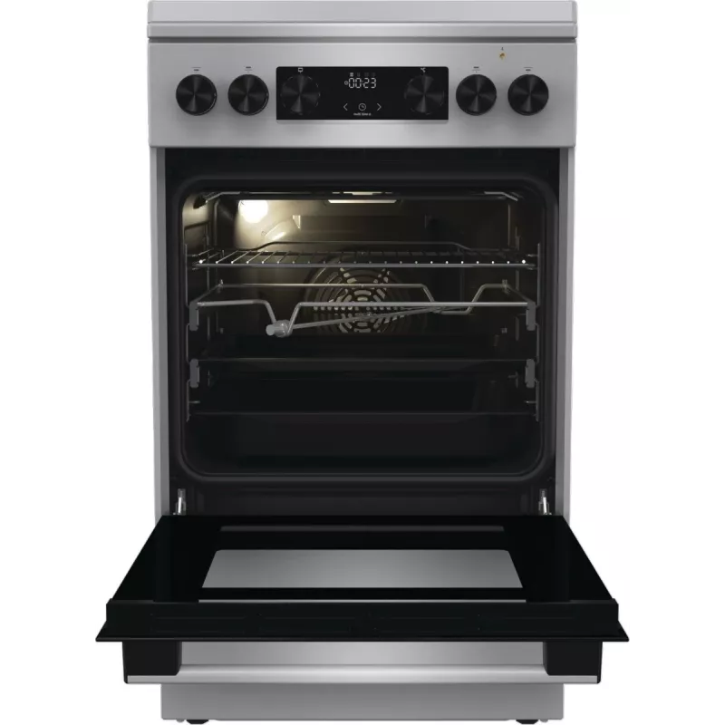 Gorenje GKS5C71XF Brīvi stāvoša plīts ar cepeškrāsni Sudraba