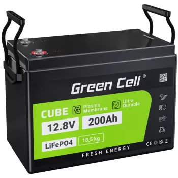 Greencell LiFePO4 Akumulators - 200Ah - 12.8V - 2560Wh L (CAV04S)