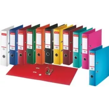 Esselte Lever Arch File Standard PP, 30% pirmslietošanas pārstrādāta folija, FSC® bez metāla stieņa A4/50 mm