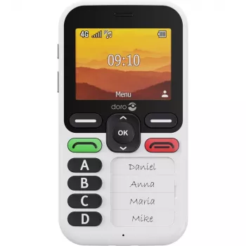 Doro Leva X10 viedtālrunis senioriem 2.4 collu 1150 mAh Grafīts