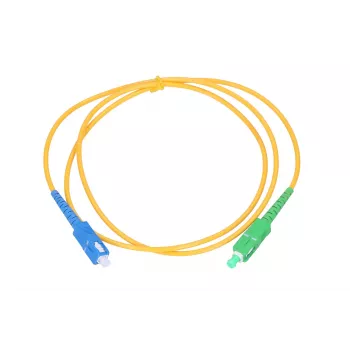 Optiskais kabelis Extralink Patchcord SC/APC-SC/UPC viens režīms G652D 1m