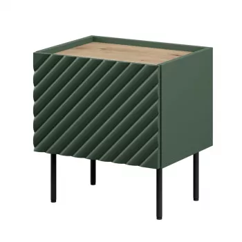 Naktsgaldiņu komplekts ONDA 2 gab., 50×40×H54 cm, zaļš, MDF/skaidu plātne, 16 mm rāmis