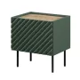Naktsgaldiņu komplekts ONDA 2 gab., 50×40×H54 cm, zaļš, MDF/skaidu plātne, 16 mm rāmis
