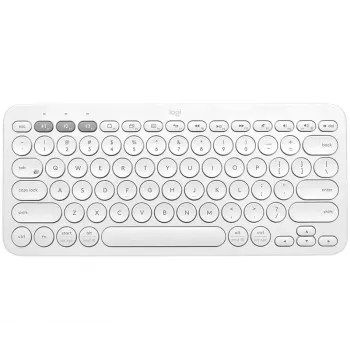 Logitech Multi-Device K380 - Bezvadu tastatūra - Bluetooth 3.0 - Vācu izkārtojums - Off-White