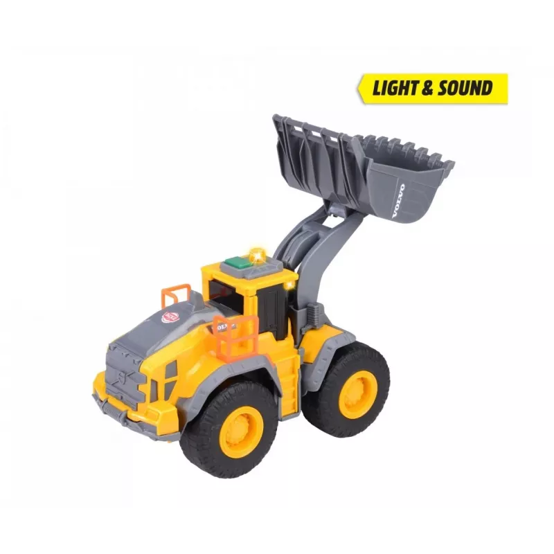 Dickie Toys Volvo riteņu iekrāvējs ar gaismu un skaņu (203723006)