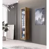 Vitrīnas skapis Cama Meble VIGO 180 – pie sienas stiprināms, 1800×400×300 mm, wotan ozols