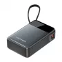 Portatīvais akumulators Vention FHYB0 20000mAh 65W, 2× USB-C, 1× USB-A, melns
