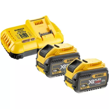 DeWALT DCB118Y2T-QW lādētājs un 2x 12 Ah akumulatoru komplekts