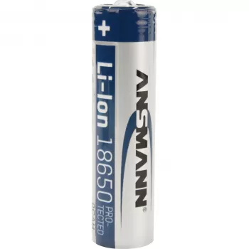 ANSMANN 18650 akumulators - Li-Ion - 2600 mAh - 9,36 Wh - Sudrabs (1307-0000)