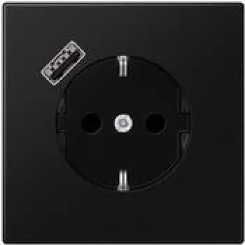 Kontaktligzda tips F JUNG LS1520-18ASWM ar USB izeju
