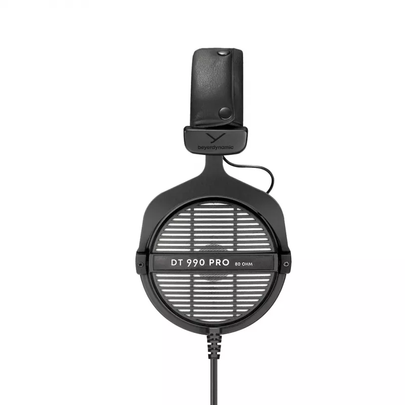 Studio austiņas Beyerdynamic DT 990 PRO 80 Ω, vadu, circumaural, 3 m kabelis, melnas