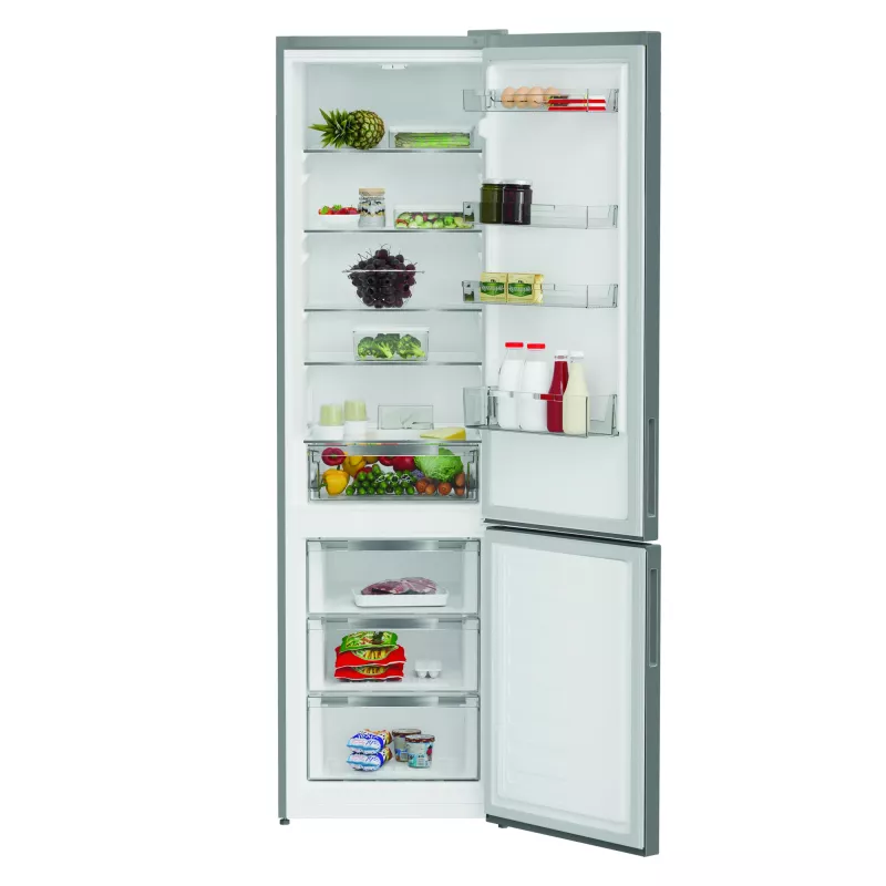 INDESIT INKS 1401 S4E Brīvi stāvošs kombinētais ledusskapis, Sudrabs, E klase