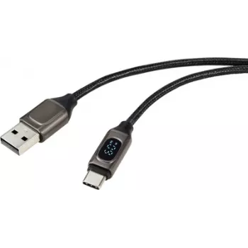 Renkforce RF-6249616 USB kabelis sudraba krāsā