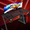 Datorgalds Subsonic SA5706 Melns Taisns PVC 120x60 cm