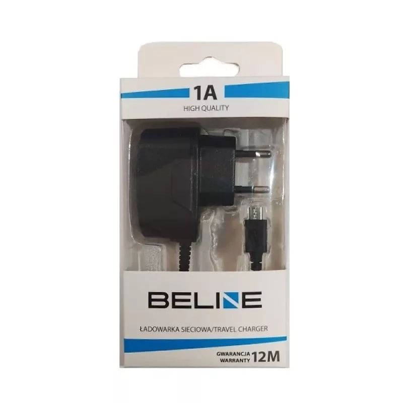 Ceļojumu lādētājs Beline Beli0013 microUSB 1A melns