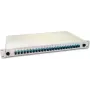 Lightwin LWL Splice Box, 24 šķiedras, 24x SC Multimode, 50/125µm OM3 pigtail, sadales kārba (SPBOX 24G50 OM3 SC)