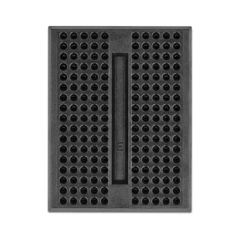 DELOCK 18317 — Bezlodēšanas prototipēšanas plate (breadboard), 36×46×10 mm, melna
