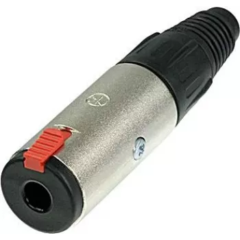 Neutrik NTR-NJ3FC6 ligzda, 6.35 mm stereo, šasijas montāža