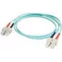 FISCHER C2G optiskās šķiedras dupleksais kabelis 10Gb 50/125 OM3 PVC
