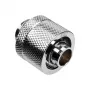 Alphacool Eiszapfen taisnais savienotājs G1/4 collas AG uz 16/10mm - hroms Sudrabs