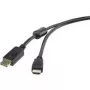 DisplayPort uz HDMI video audio kabelis Renkforce 1,8 m